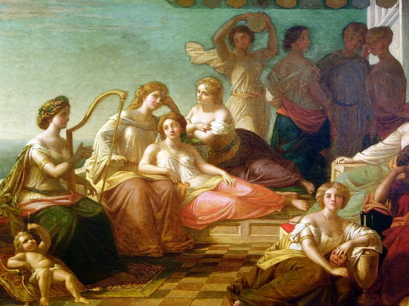 1818-Muse e Grazie, 1859 - New Britain Museum of American Art